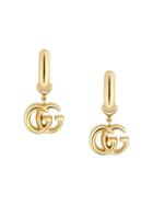 Gucci Gg Running Yellow Gold Earrings
