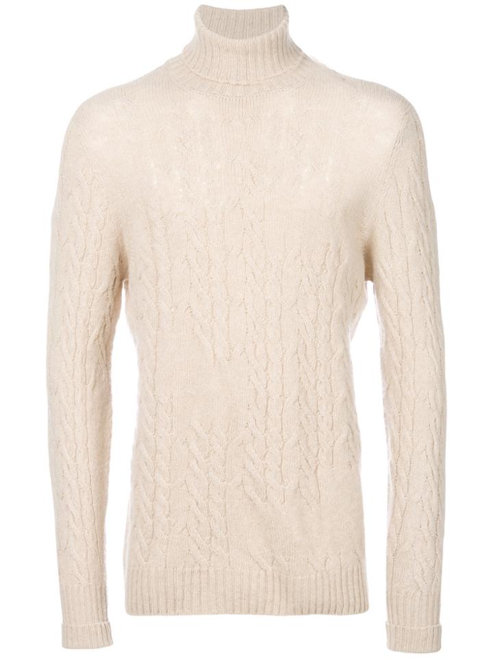 Drumohr Turtleneck Jumper - Nude & Neutrals