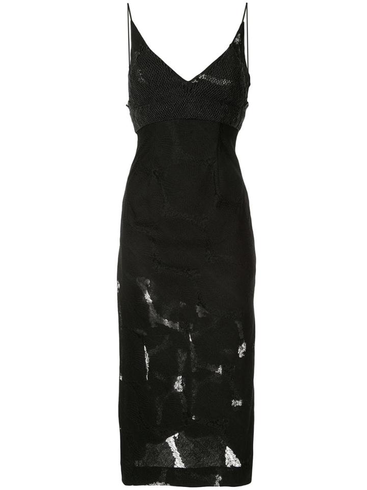 Christopher Esber Beaded Lace Dress - Black