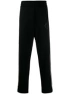 Roberto Cavalli Intarsia Band Track Pants - Black