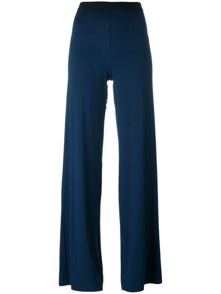 Stefano Mortari Flared Pants - Blue