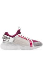 Moschino Teddy Run Sneakers - Red