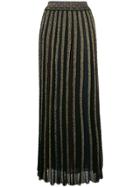 Missoni Lurex Pleated Skirt - Black