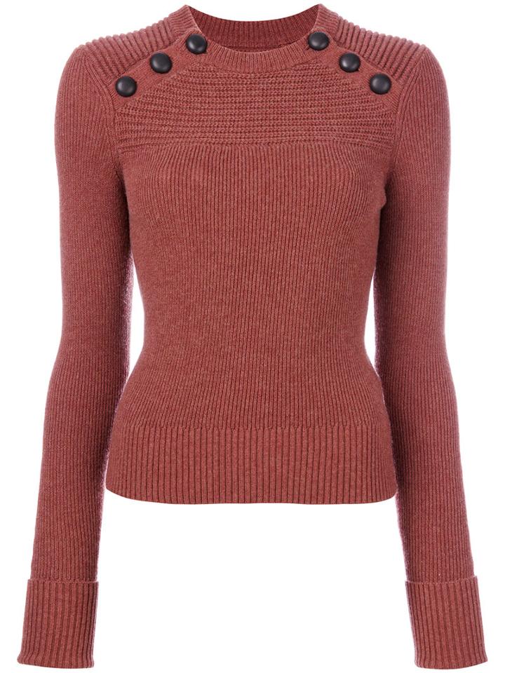 Isabel Marant Étoile - Koyle Pullover - Women - Cotton/wool - 38, Pink/purple, Cotton/wool