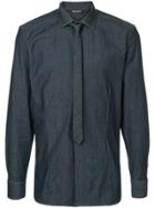 Neil Barrett Long-sleeeved Shirt - Blue