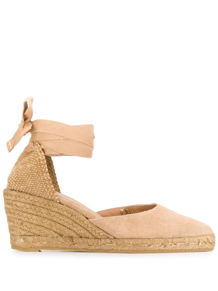 Castañer Joyce Wedge Espadrilles - Neutrals