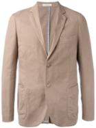 Boglioli Button Up Blazer, Men's, Size: 52, Nude/neutrals, Cotton/cupro