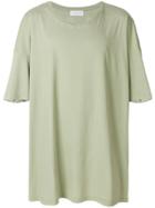 Faith Connexion Oversized Slogan Back T-shirt - Green