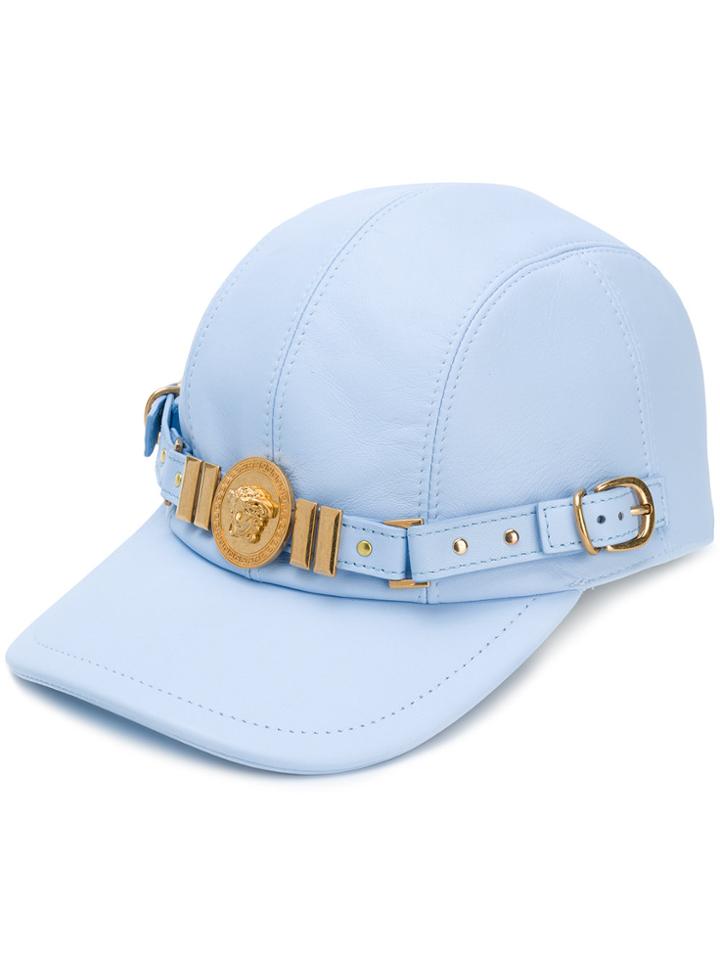 Versace Medusa Strap Baseball Cap - Blue