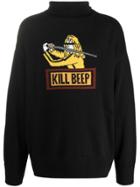Ader Error Kill Beep Funnel Neck Sweater - Black