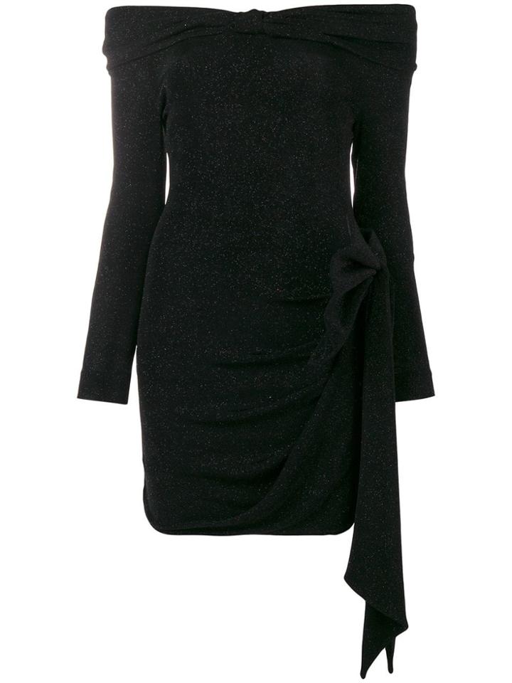 Redemption Off The Shoulder Short Dress - Black