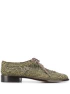 Clergerie Paille Lace Up Shoes - Green