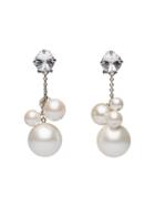 Miu Miu Pearl Earrings - White