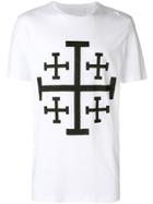 Neil Barrett Cross Printed T-shirt - White
