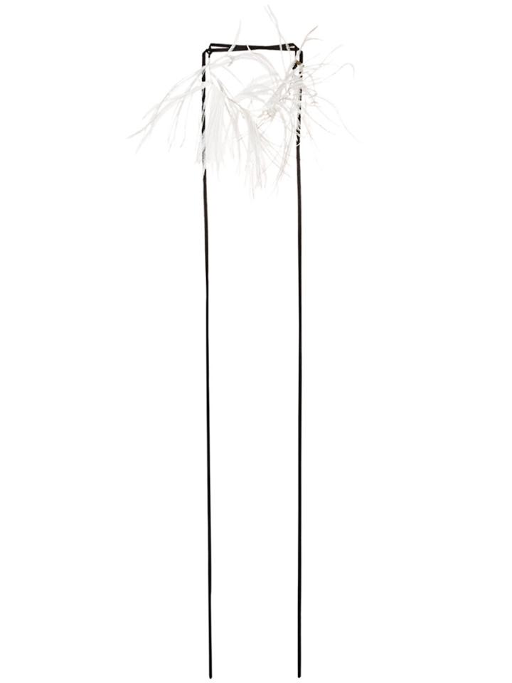 Ann Demeulemeester Feather Necklace - Black