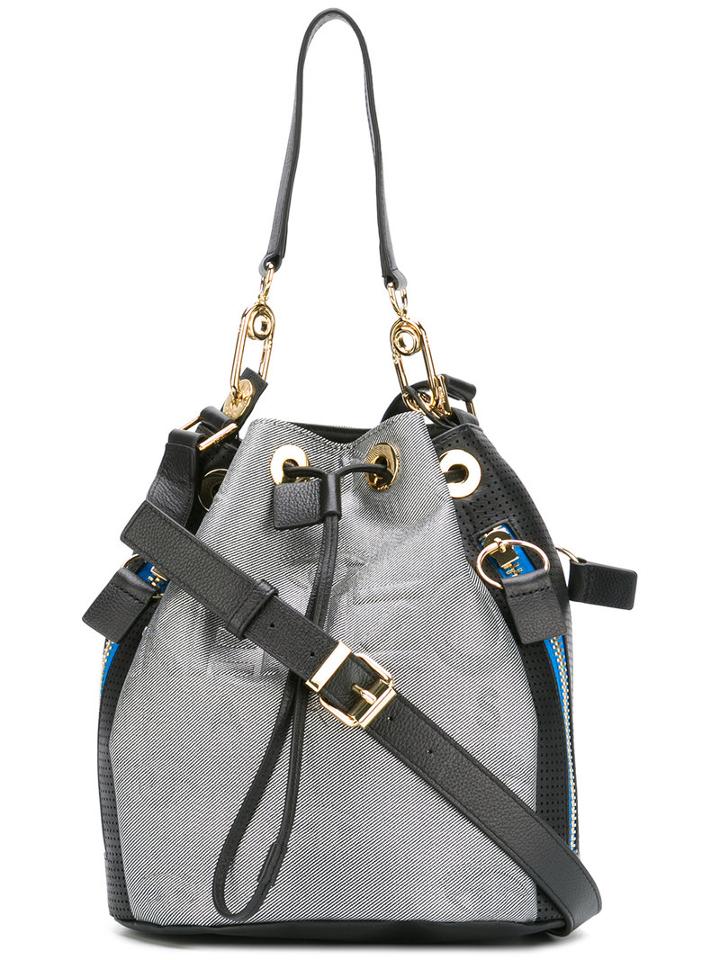 Kenzo - Kombo Bucket Tote - Women - Leather/nylon - One Size, Women's, Black, Leather/nylon