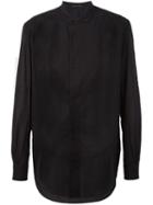 Ziggy Chen Front Bib Sheer Shirt