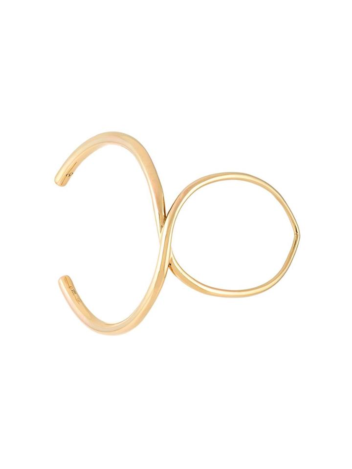 Charlotte Chesnais Structured Bangle - Metallic