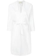 Stephan Schneider Tie Waist Shirt Dress - White