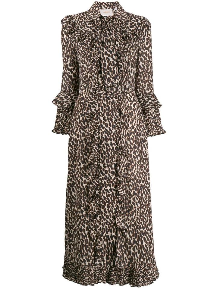 La Doublej Long Fancy Dress - Neutrals