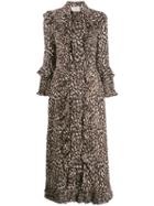 La Doublej Long Fancy Dress - Neutrals