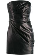 Versace Strapless Mini Dress - Black