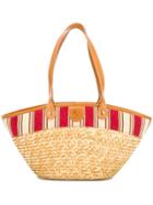 Il Bisonte Straw Handle Bag - Brown