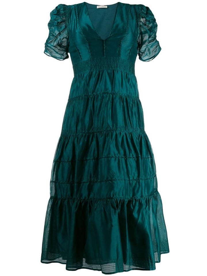 Ulla Johnson Odile Organza Dress - Green