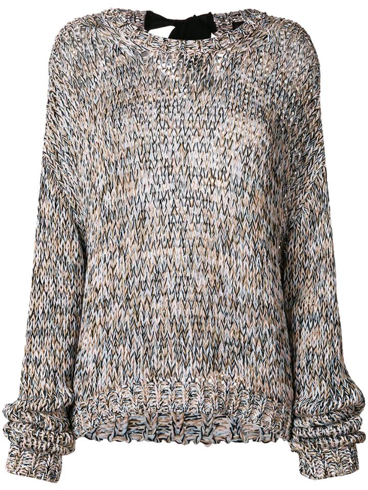 Rochas Cable Knit Jumper - Multicolour