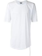 Alexandre Plokhov Ruched Detail T-shirt, Men's, Size: 50, White, Cotton
