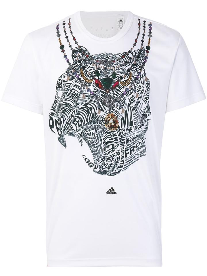 Adidas By Kolor Printed T-shirt - White