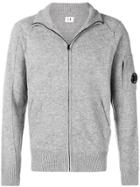 Cp Company Zipped Cardigan - Grey