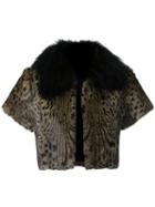 Andrea Bogosian Rabbit Fur Jacket, Women's, Size: Medium, Grey, Rabbit Felt