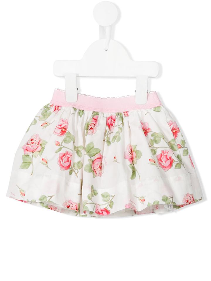 Monnalisa - Rose Print Tutu - Kids - Cotton/polyamide - 24 Mth, White