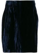 Dolce & Gabbana Pre-owned 1990's Gathered Short Skirt - Blue