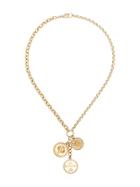 Foundrae Strength, Dreams And Karma Charm Necklace - Gold