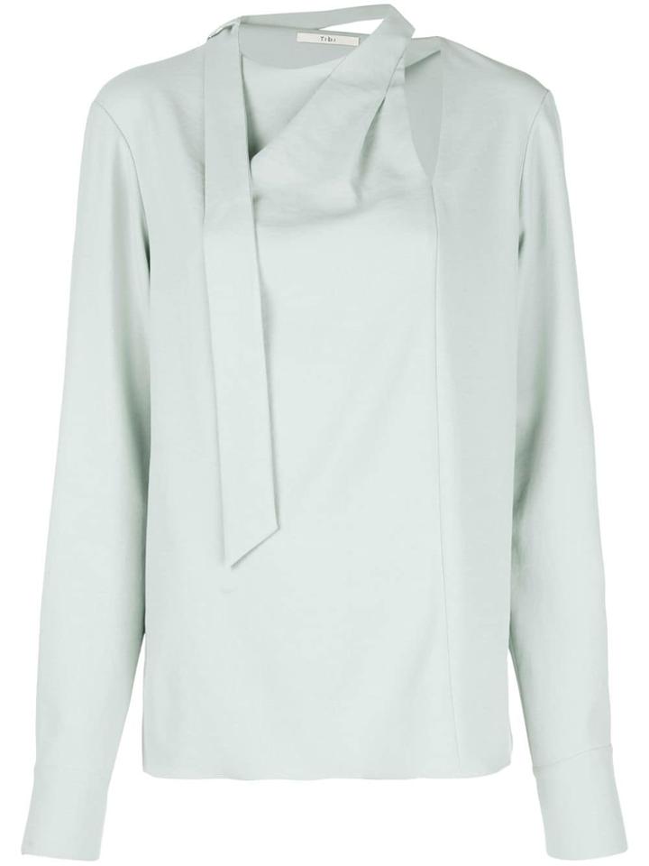 Tibi Cut-out Blouse - Blue