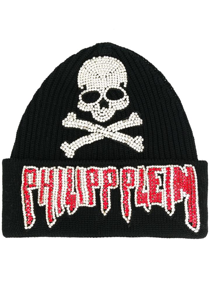 Philipp Plein Logo Beanie - Black