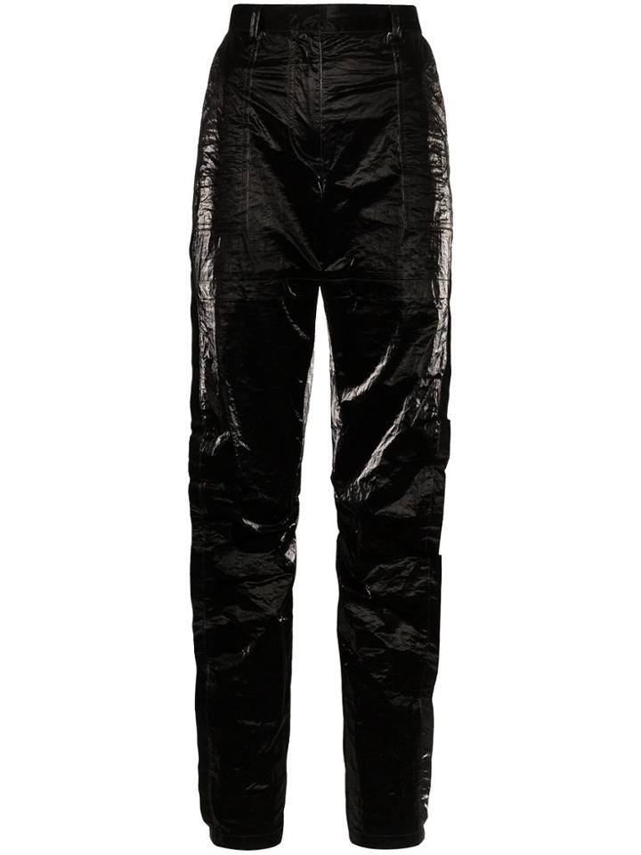 1017 Alyx 9sm Crinkled Vinyl Trousers - Black