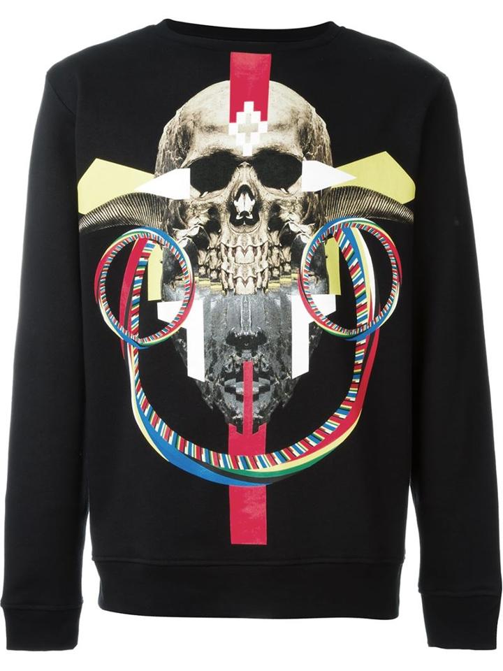 Marcelo Burlon County Of Milan Batavia Sweatshirt, Men's, Size: Xl, Black, Cotton