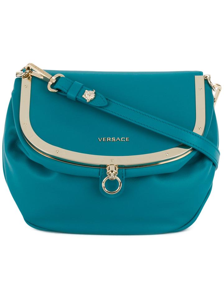 Versace Metalways Shoulder Bag - Blue