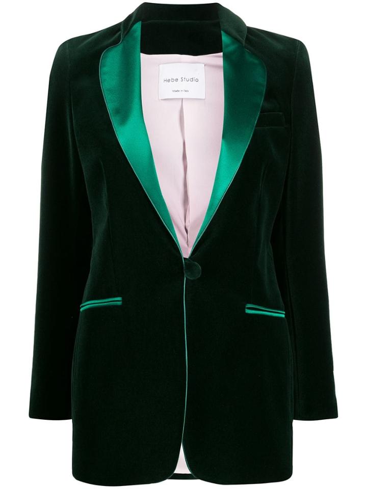 Hebe Studio Cady Blazer - Green