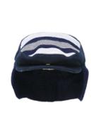 Armani Junior Striped Flat Cap, Boy's, Size: 44 Cm, Blue