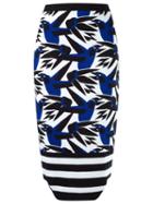 Gig Knit Pencil Skirt, Women's, Size: Medium, Black, Polyamide/viscose