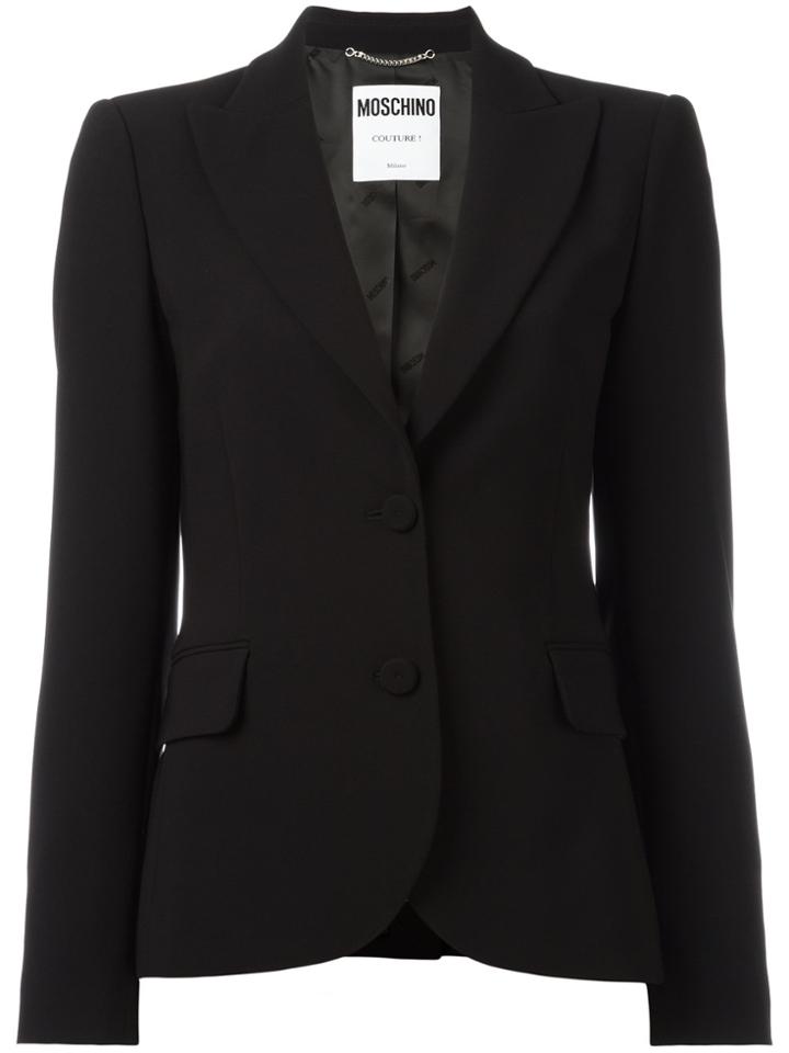 Moschino Two Button Blazer - Black