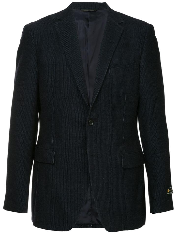 D'urban Tailored Knit Blazer - Blue