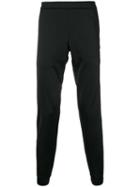 Astrid Andersen Tartan Detail Track Trousers - Black