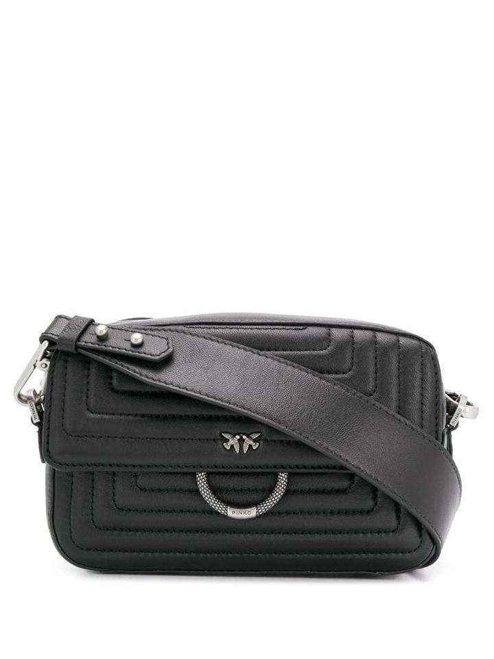 Pinko Pinko 1p21jwy5v1 Z99 Nero Limousine Leather/fur/exotic