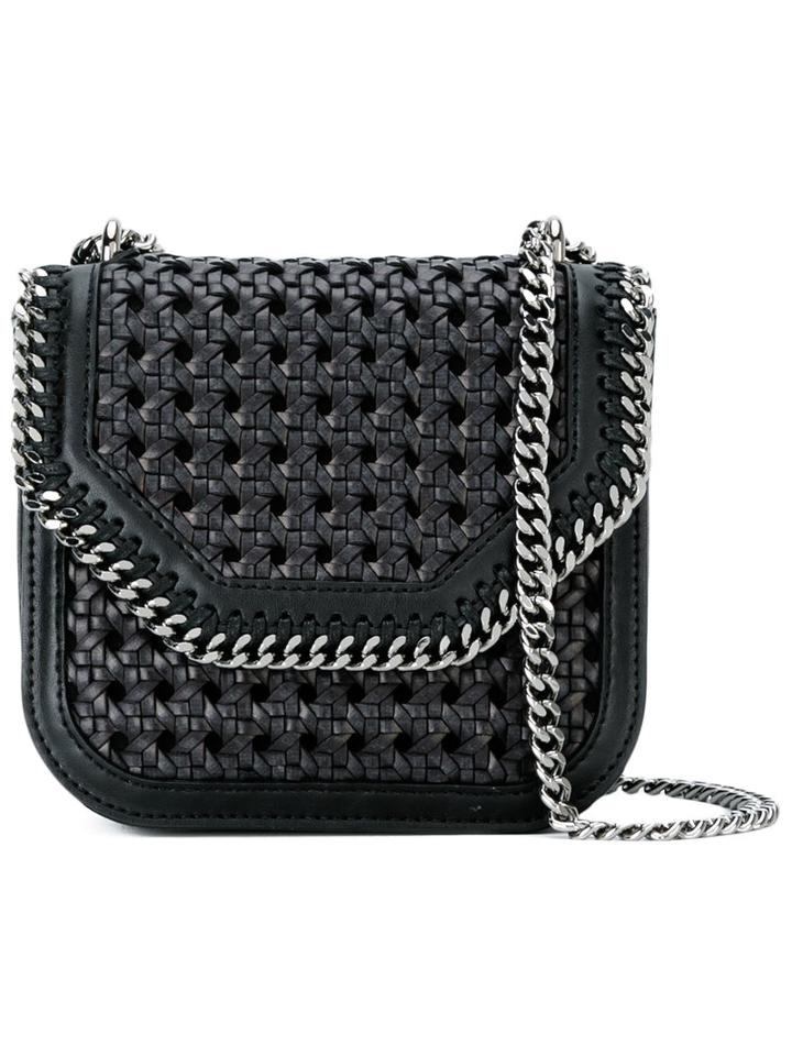 Stella Mccartney - Woven Crossbody Bag - Women - Cotton/polyester/polyurethane - One Size, Black, Cotton/polyester/polyurethane