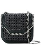 Stella Mccartney - Woven Crossbody Bag - Women - Cotton/polyester/polyurethane - One Size, Black, Cotton/polyester/polyurethane